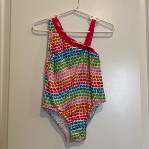 🌺2 for $12🌺 Girls 4T heart one piece swimsuit